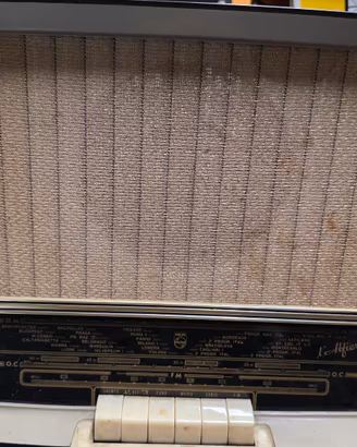 Radio d'epoca a valvole Philips L'Alfiere 
