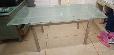 tavolo cristallo allungabile 