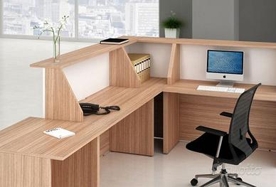 Bancone reception ufficio accoglienza L140 cm