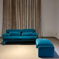 divano e pouf Maralunga Cassina