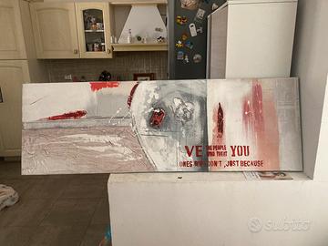 Quadro dipinto a mano su tela