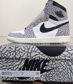 Nike air Jordan 1 White cement