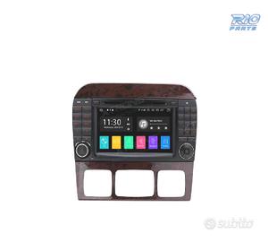 RADIO GPS ANDROID 10 PER MERCEDES S W220 98-05