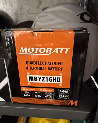 MOTOBATT BATTERIA MBYZ16HD