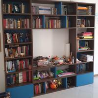 Libreria- parete attrezzata componibile