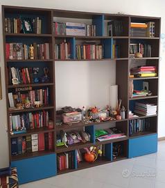 Libreria- parete attrezzata componibile