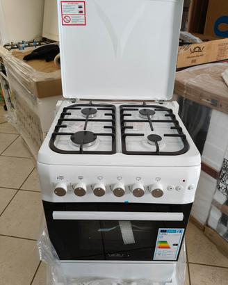 Cucina a gas 60x60 Forno Gas Elettrico Girarrosto 