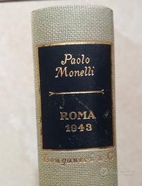 ROMA 1943 paolo monelli AUTOGRAFATO