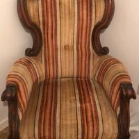 Poltrona  in stile Barocco – fine XIX / inizio XX