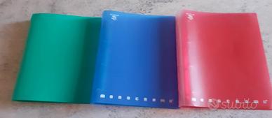 3 raccoglitori ad anelli 