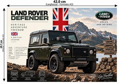 Poster Land Rover Defender