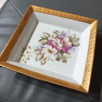 Piattino svuotatasche floreale porcellana Limoges