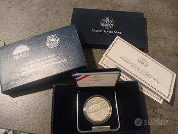 Moneta Conio Dollaro Medaglia Mint in Argento