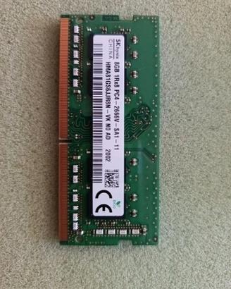 SK Hynix 8GB DDR4 PC4-2666V SODIMM portatile