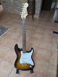Squier Stratocaster SSS Brown Sunburst
