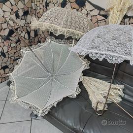 ombrelli in pizzo x sposa e comunione