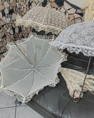 ombrelli in pizzo x sposa e comunione