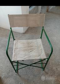 sedia da giardino richiudibile