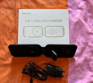 Caricatore wireless 3 in 1