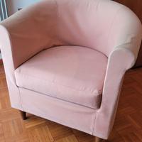 Poltrona rosa vintage