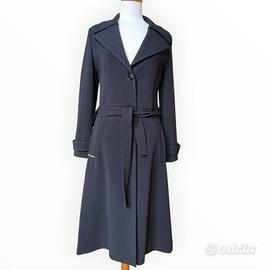 Cappotto lungo nero Coconuda Tg 40 elegante con ci