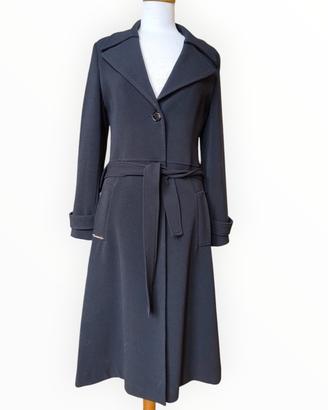 Cappotto lungo nero Coconuda Tg 40 elegante con ci