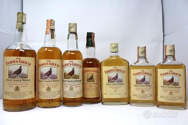 Collezione bottiglie Whisky vintage