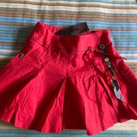 Gonna bambina 18 mesi rossa Catimini nuova!