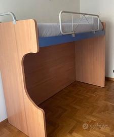 Letto soppalco singolo