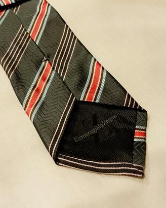cravatta Ermenegildo Zegna vintage 100% seta