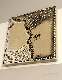 Quadro in vera pelle “Day & Night”