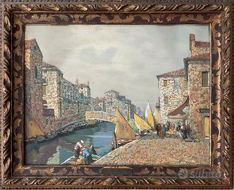 Luigi Pagan, Veduta di Chioggia – 1939

