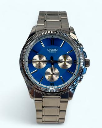 Casio Orologio da polso cronografo in acciaio