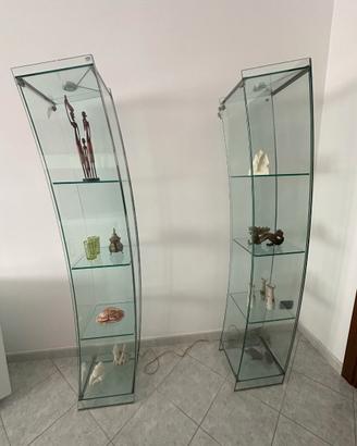 Coppia Vetrinette WIND Cattelan Italia – Cristallo
