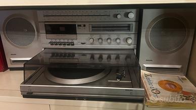 Sistema audio integrato philps anni ‘80