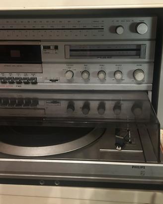 Sistema audio integrato philps anni ‘80