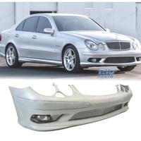PARAURTI ANTERIORE MERCEDES W211 02-06 LOOK AMG + 