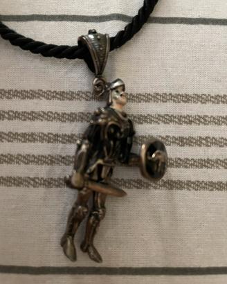 Ciondolo Gerardo Sacco in Argento e Smalto