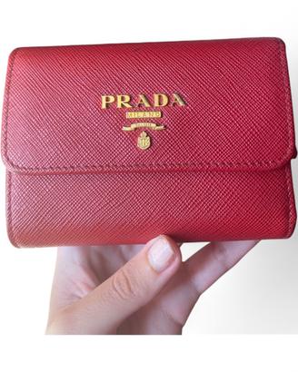 Portafoglio PRADA in pelle saffiano