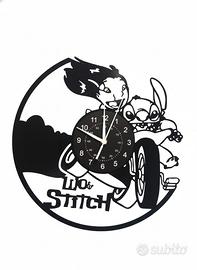 orologio in vinile lilo e stitch 