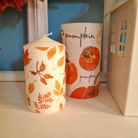 🍁 Candele Decorate a Mano Autunnali🍁 