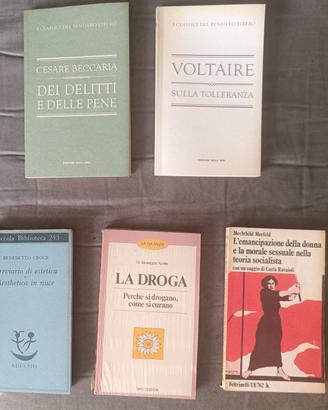 Lotto libri filosofia e saggistica