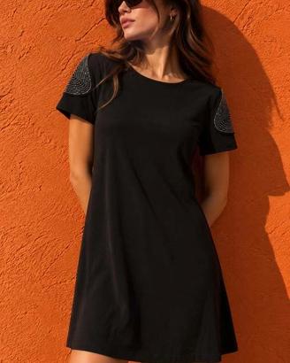 Guess by Marciano Abito Nero in Viscosa con Perle