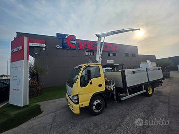 Isuzu Q75y6 gru e cassone fisso TAGICAR 