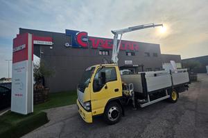 Isuzu Q75y6 gru e cassone fisso TAGICAR 