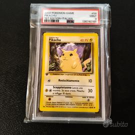 Pokemon Pikachu set base 1 ed PSA 9