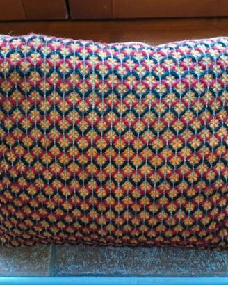 Cuscino vintage punto croce
