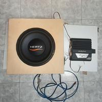 Subwoofer Hertz 300mm amplificatore Alpine