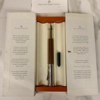 Penna stilografica Guilloche Cognac brown