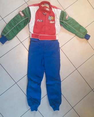 Tuta go-kart bambino